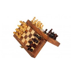 AVM 7" Magnetic Folding Chess Set with Coins